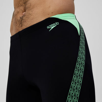 Hyperboom Splice Jammer Black/Green - Speedo