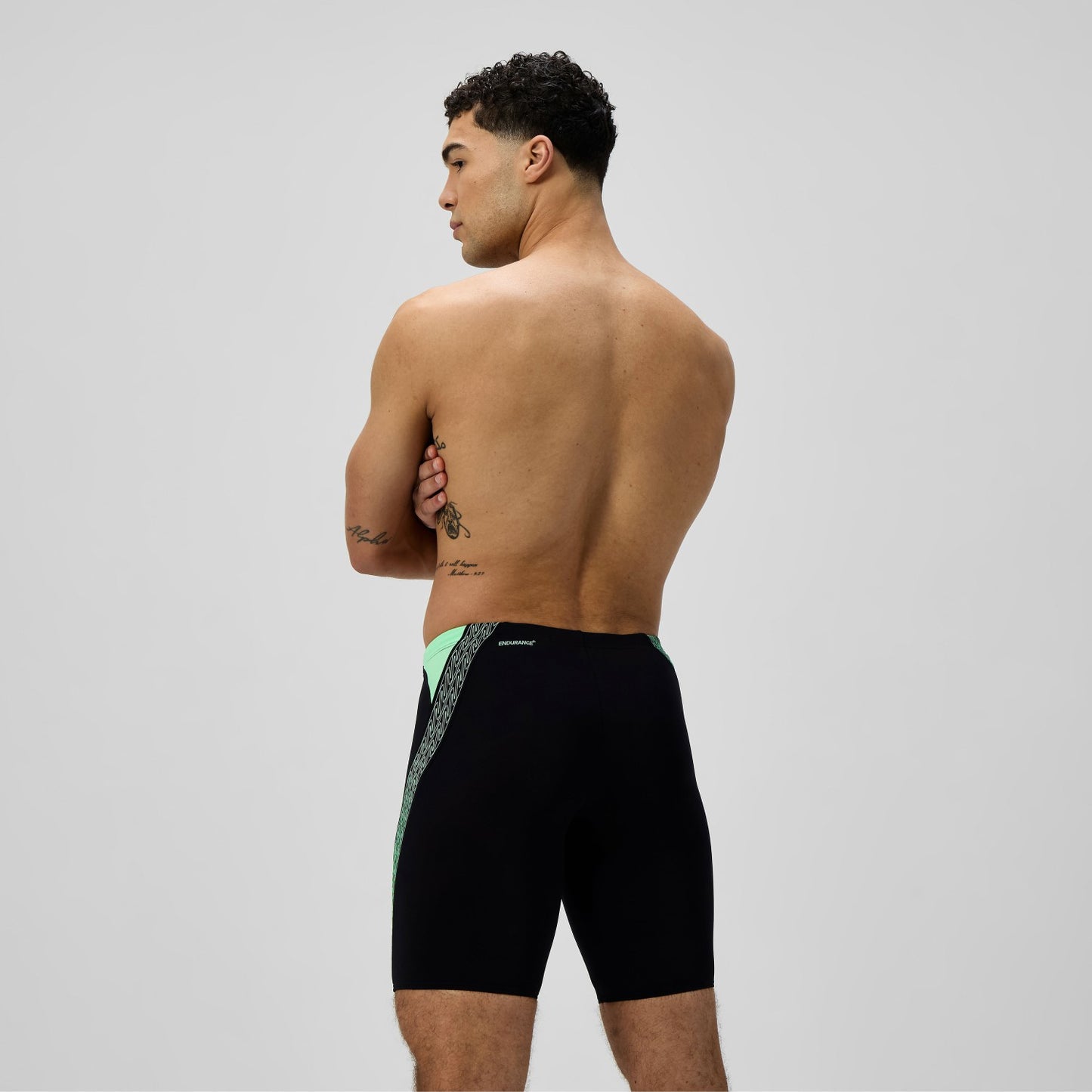 Hyperboom Splice Jammer Black/Green - Speedo