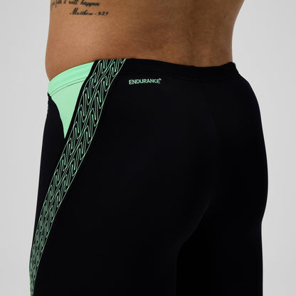 Hyperboom Splice Jammer Black/Green - Speedo
