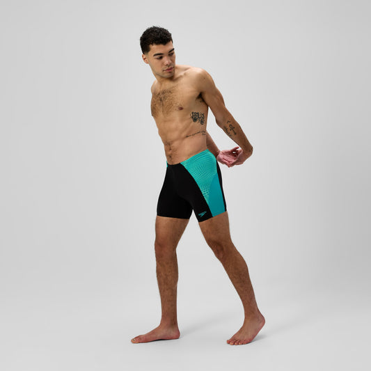 Endurance+ MAX Splice Mid Jammer Black/Turquoise - Speedo