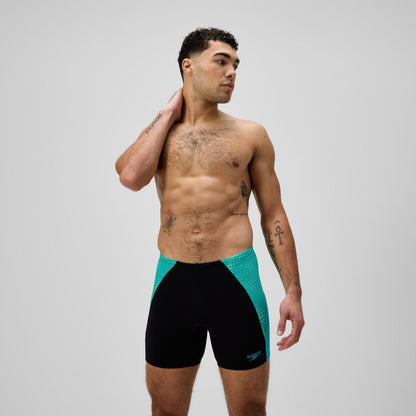 Endurance+ MAX Splice Mid Jammer Black/Turquoise - Speedo