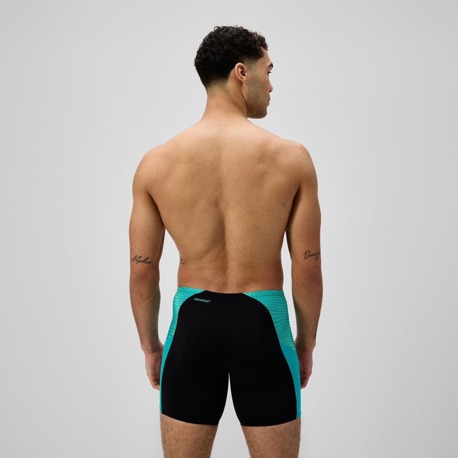 Endurance+ MAX Splice Mid Jammer Black/Turquoise - Speedo
