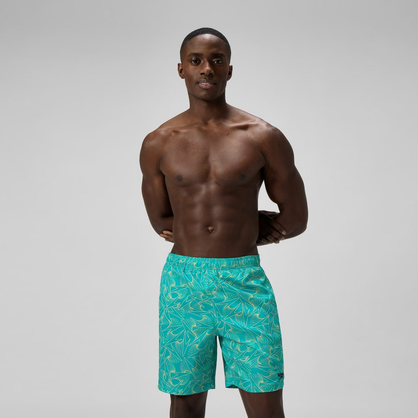 Xpress Lite Allover Swim Shorts Turquoise - Speedo