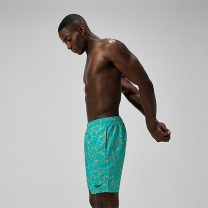 Xpress Lite Allover Swim Shorts Turquoise - Speedo