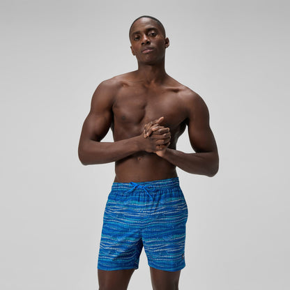 Redondo Edge Printed Swim Shorts Blue - Speedo