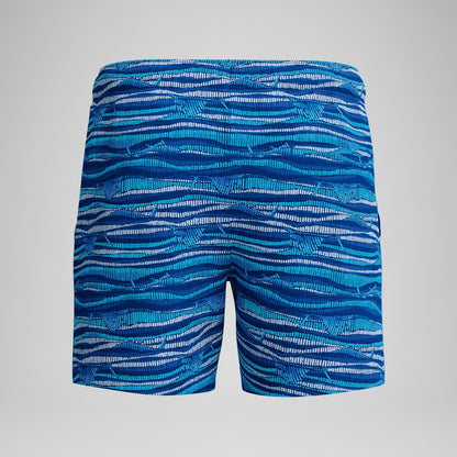 Redondo Edge Printed Swim Shorts Blue - Speedo