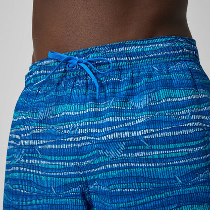 Redondo Edge Printed Swim Shorts Blue - Speedo