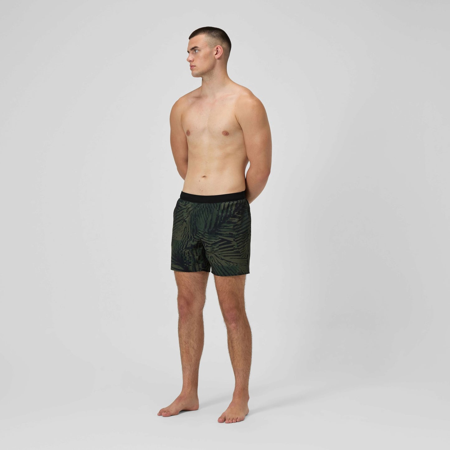 Print Volley Swim Shorts Green - Speedo