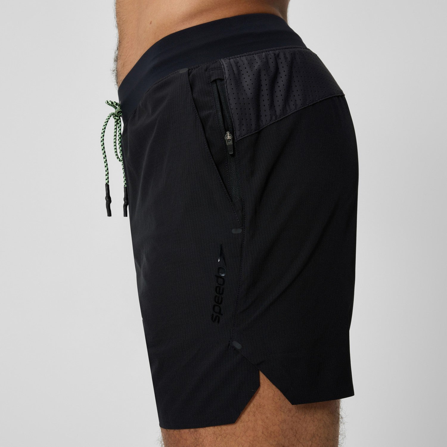 Never Stop Solid Swim Shorts Black - Speedo