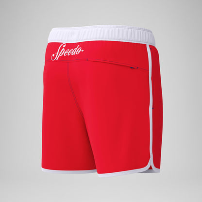 Jetstream Solid Swim Shorts Red - Speedo