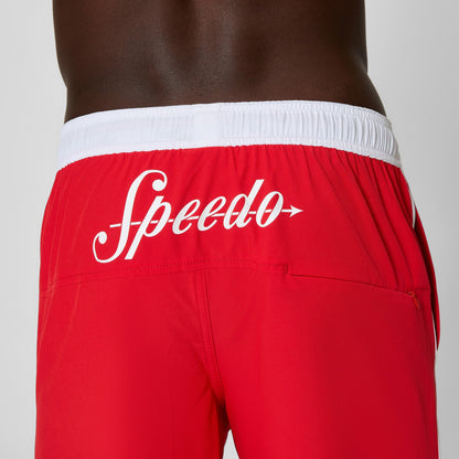 Jetstream Solid Swim Shorts Red - Speedo