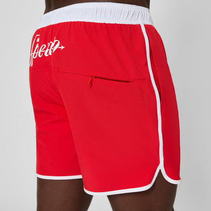 Jetstream Solid Swim Shorts Red - Speedo
