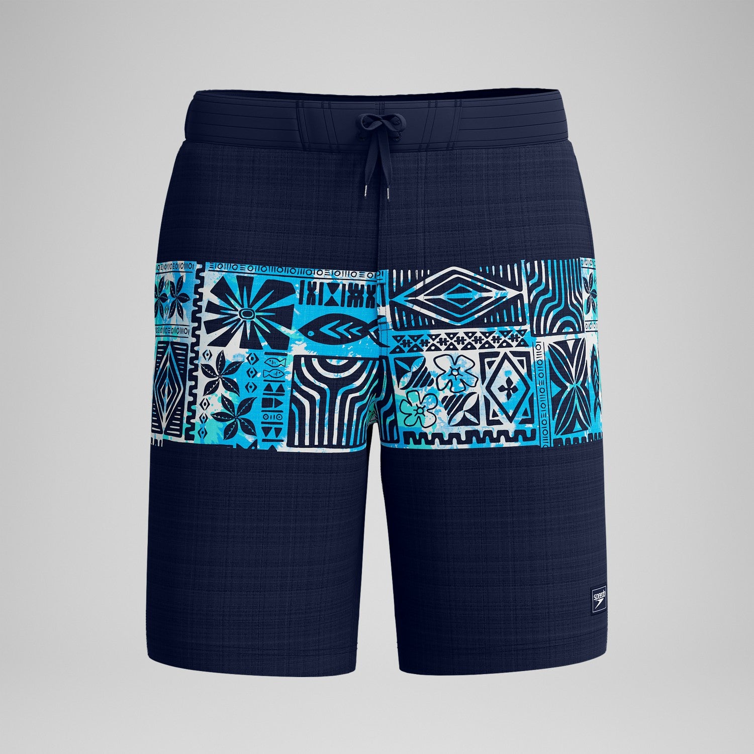 Printed Bondi Swim Shorts Navy/Blue - Speedo