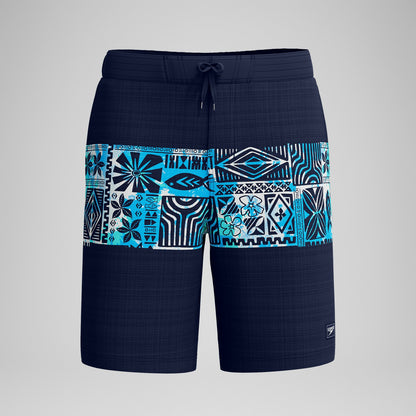 Printed Bondi Swim Shorts Navy/Blue - Speedo