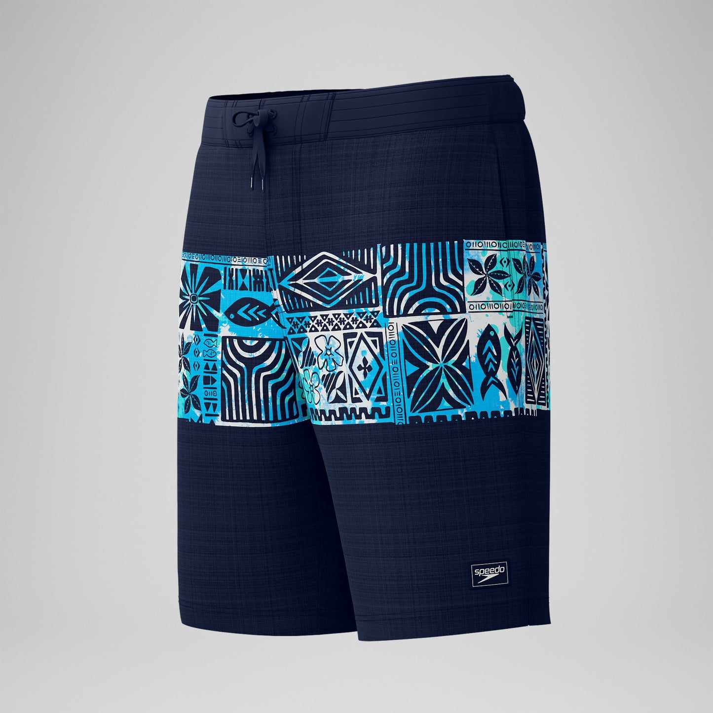 Printed Bondi Swim Shorts Navy/Blue - Speedo