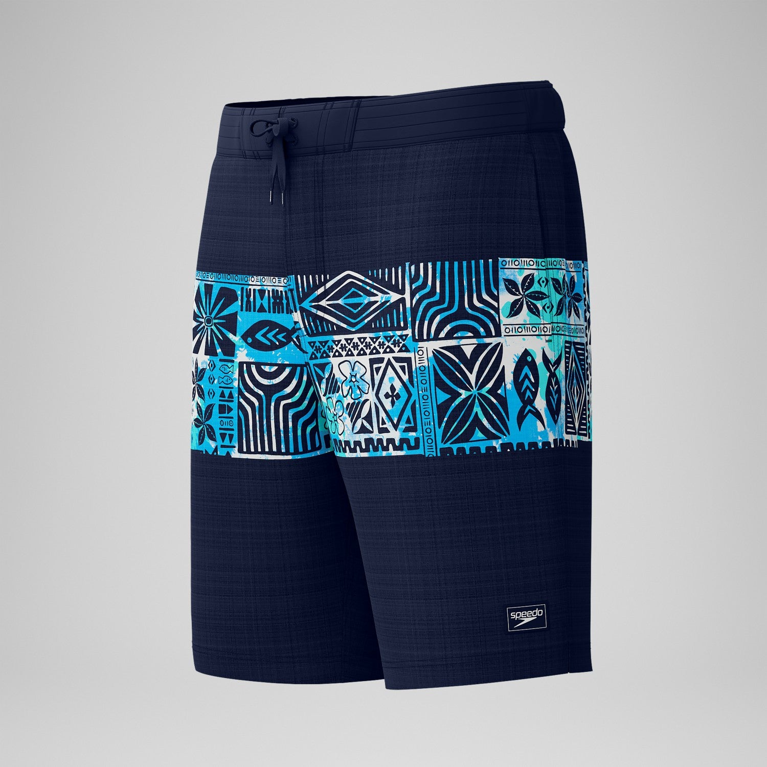 Printed Bondi Swim Shorts Navy/Blue - Speedo
