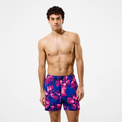 Redondo Edge Printed Swim Shorts Blue/Pink - Speedo