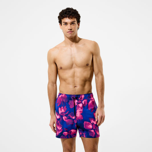 Redondo Edge Printed Swim Shorts Blue/Pink - Speedo