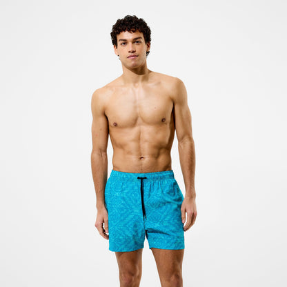 Redondo Edge Printed Swim Shorts Turquoise - Speedo