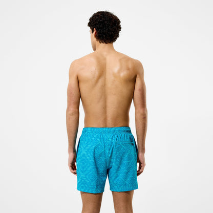 Redondo Edge Printed Swim Shorts Turquoise - Speedo