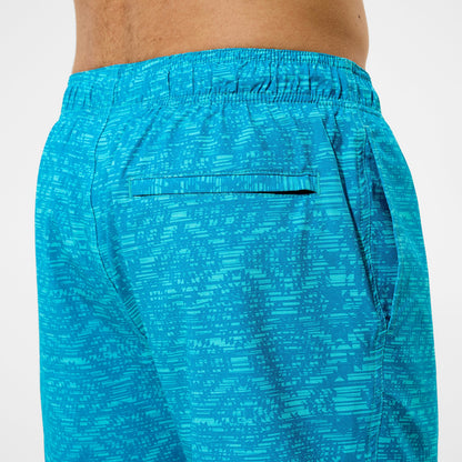 Redondo Edge Printed Swim Shorts Turquoise - Speedo