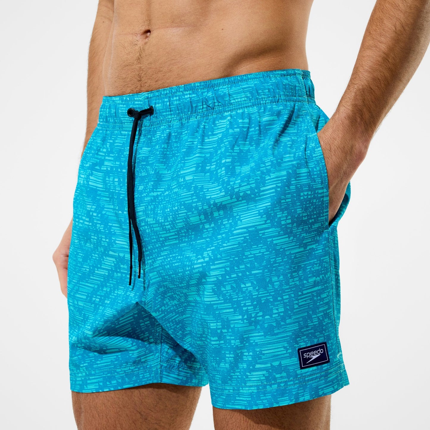 Redondo Edge Printed Swim Shorts Turquoise - Speedo