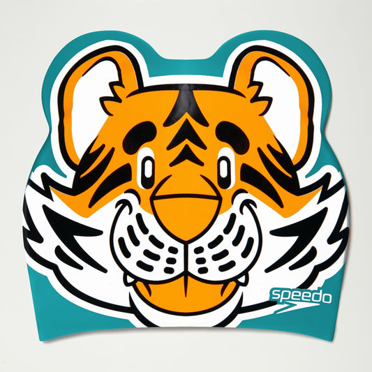 Infant Learn to Swim Aanadi Tiger Cub Cap Orange - Speedo