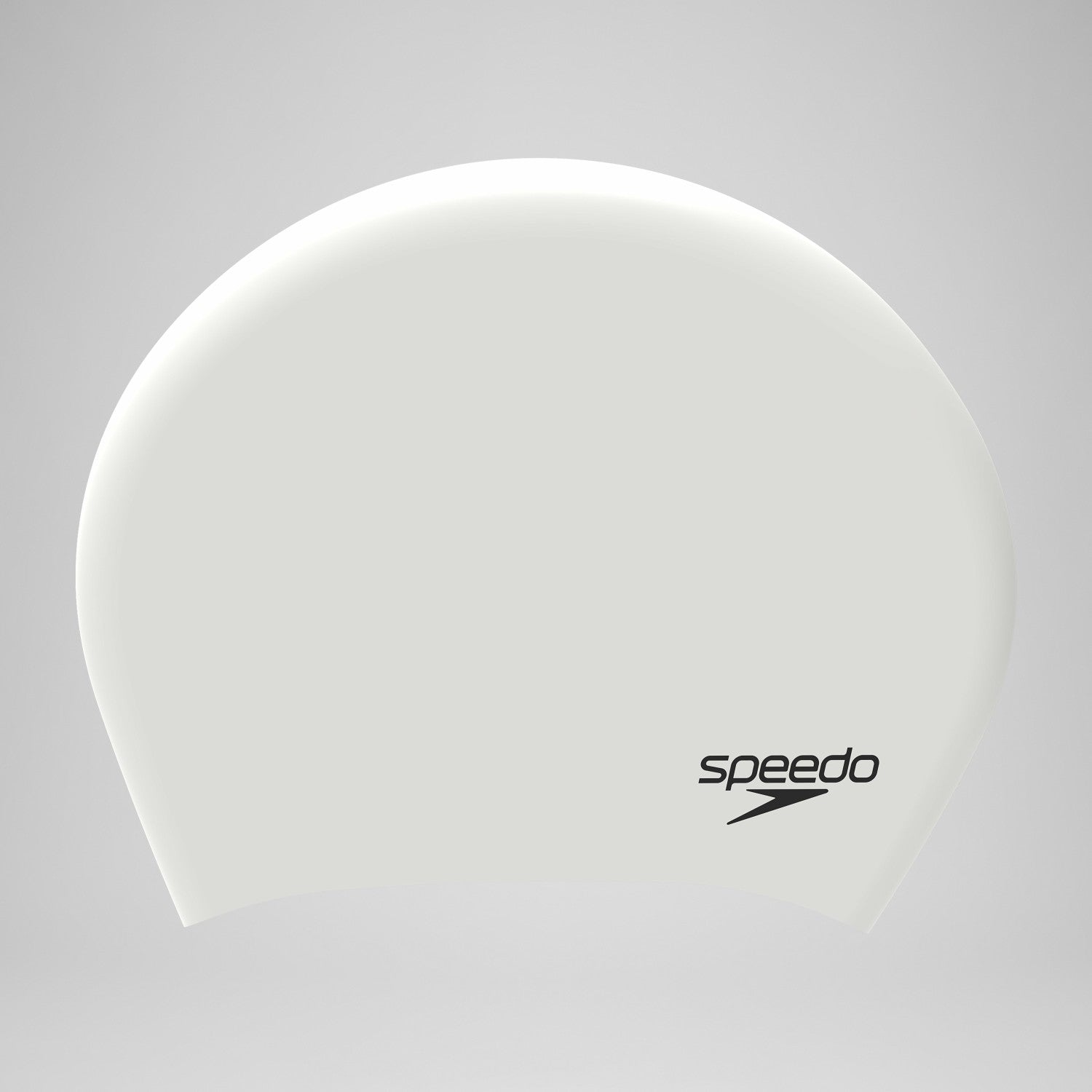 Unisex Long Hair Silicone Cap White/Black - Speedo