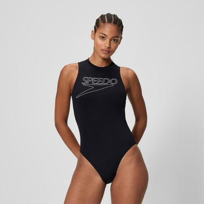 Endurance+ Logo Hydrasuit Black - Speedo