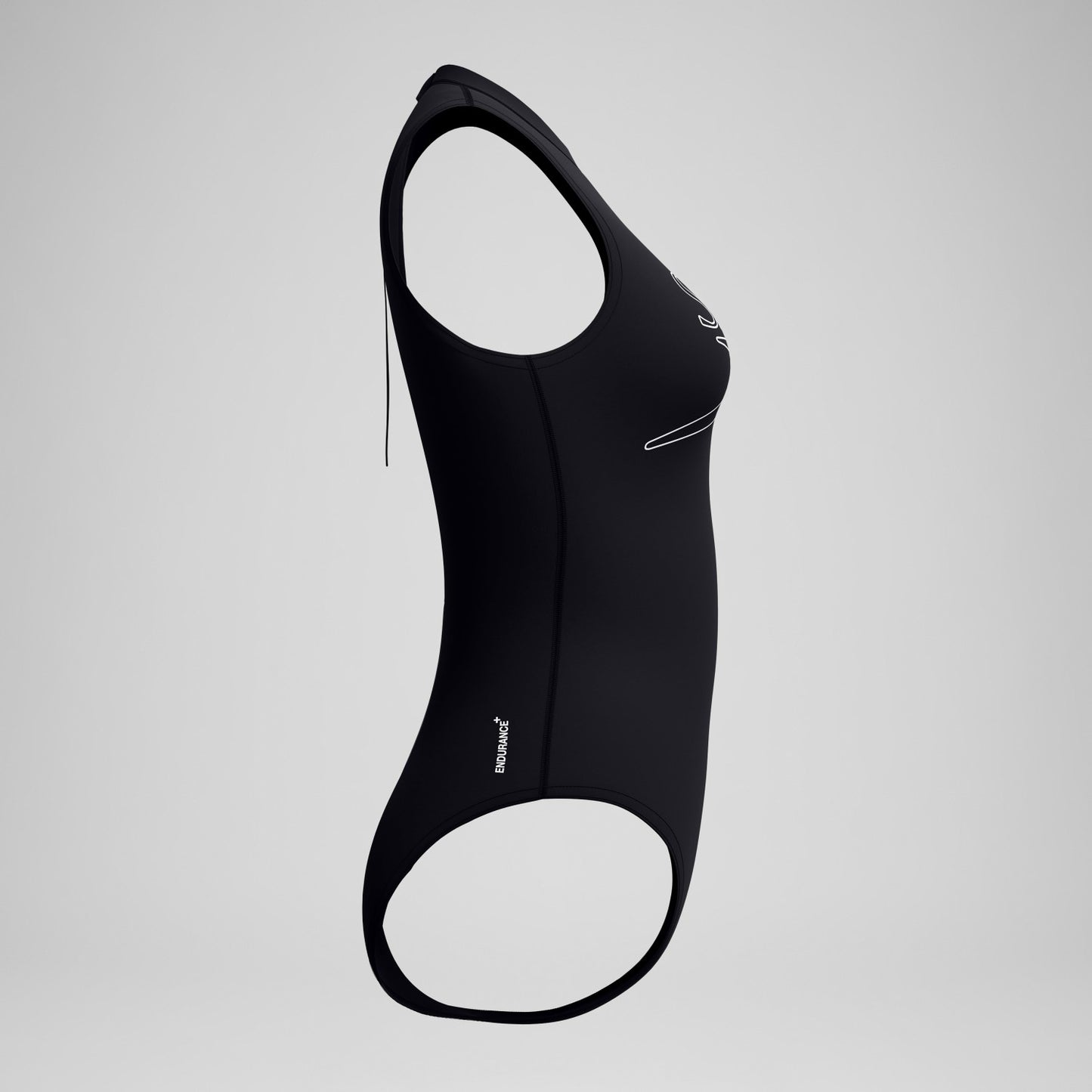 Endurance+ Logo Hydrasuit Black - Speedo