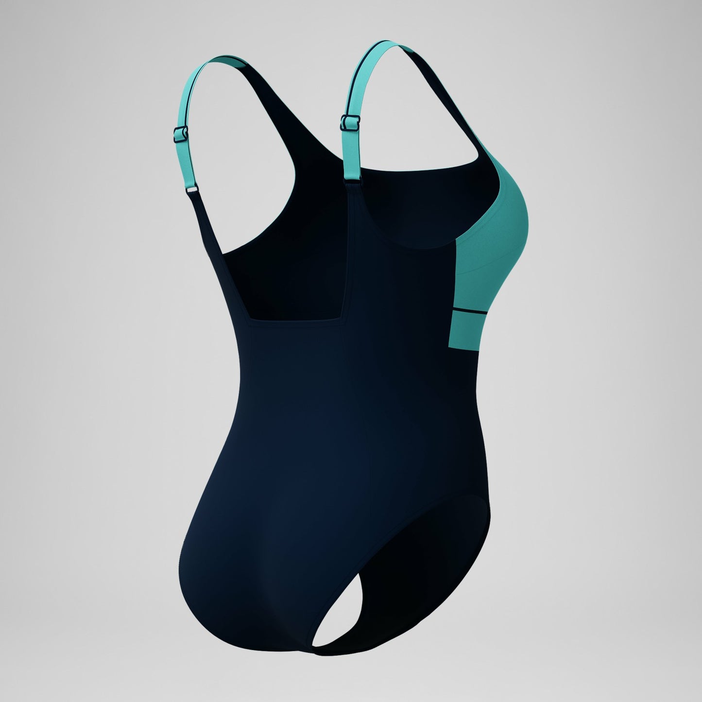 Shaping Contour Eclipse Swimsuit Navy/Turquoise - Speedo