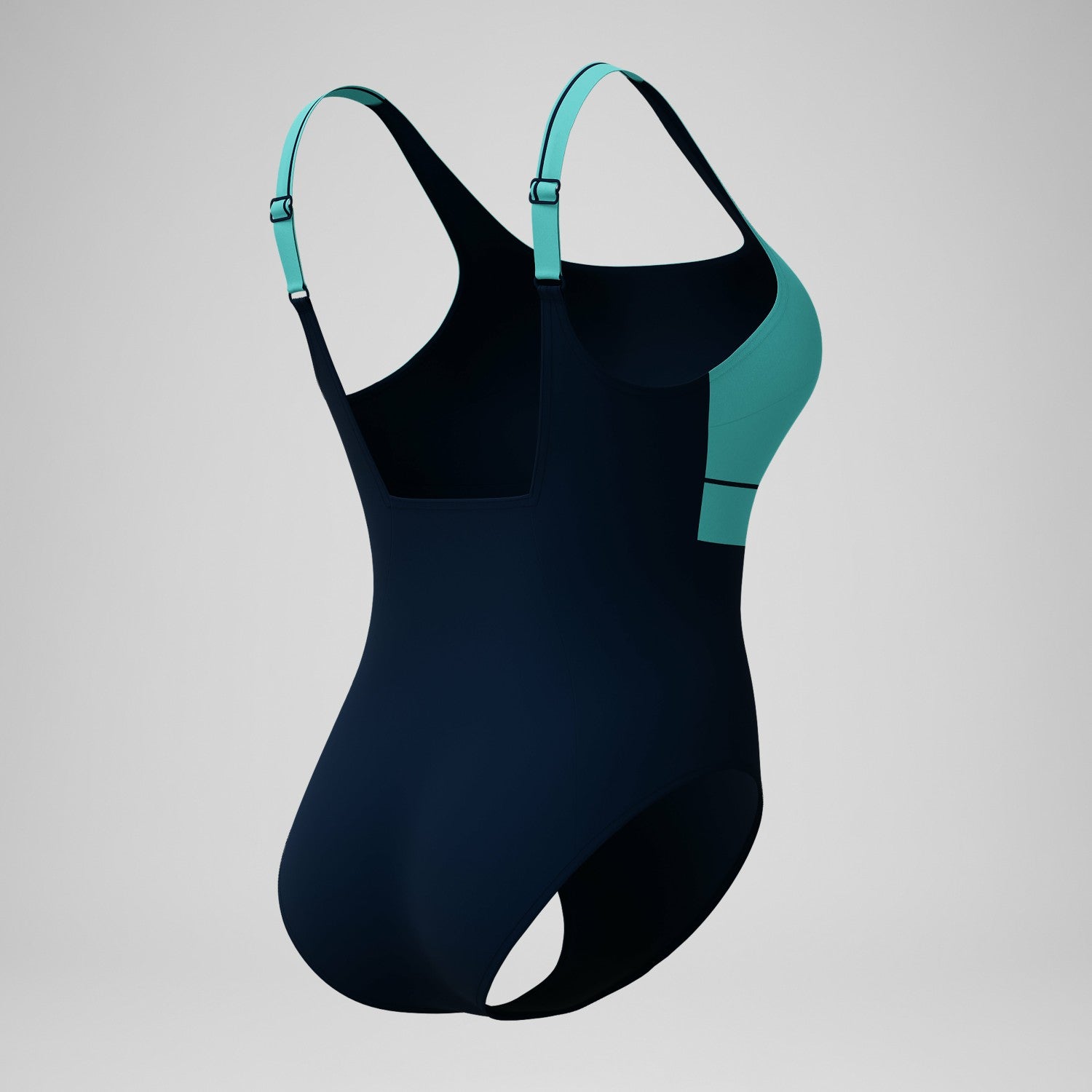 Shaping Contour Eclipse Swimsuit Navy/Turquoise - Speedo