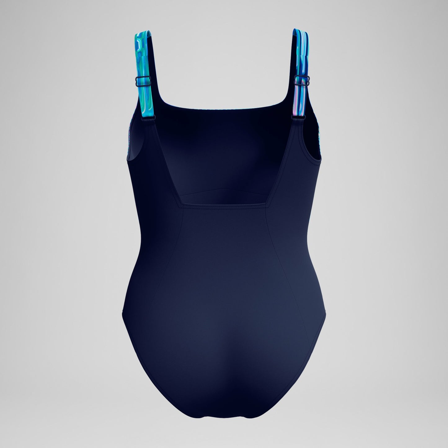 Shaping Printed Contour Eclipse Swimsuit Navy /Green - Speedo