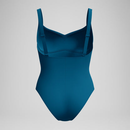 Shaping Printed LunaElustre Swimsuit DarkTeal/Green - Speedo