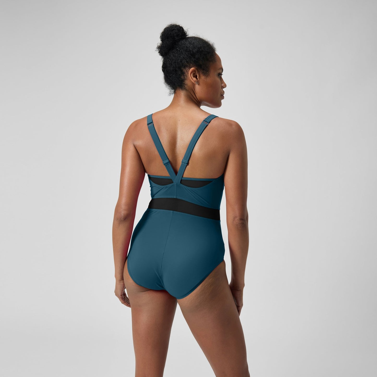 Shaping LuniaGlow Swimsuit DarkTeal/Black - Speedo