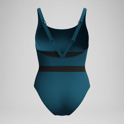 Shaping LuniaGlow Swimsuit DarkTeal/Black - Speedo