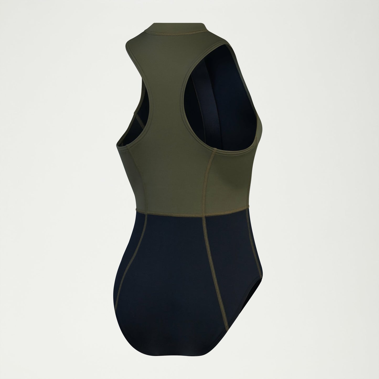 Sleeveless Thermal Swimsuit Black/Green - Speedo