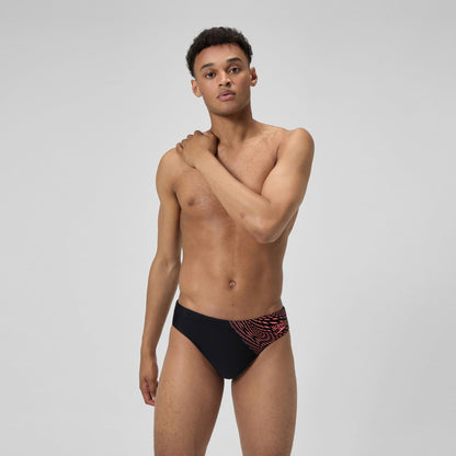 Medley Logo Brief Black/Coral - Speedo