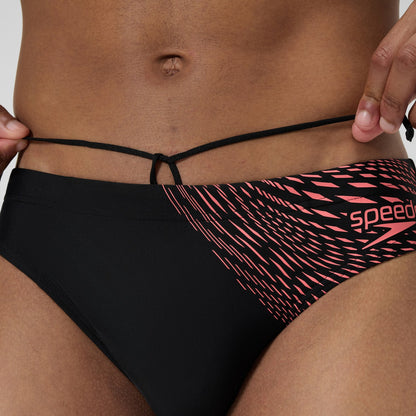 Medley Logo Brief Black/Coral - Speedo