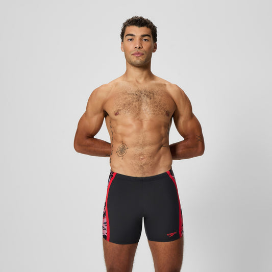 Hyperboom Splice Mid Jammer Black/Red - Speedo