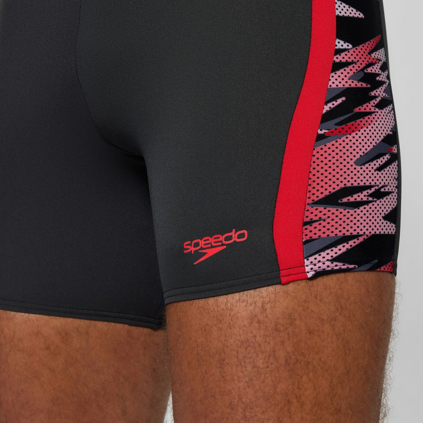 Hyperboom Splice Mid Jammer Black/Red - Speedo
