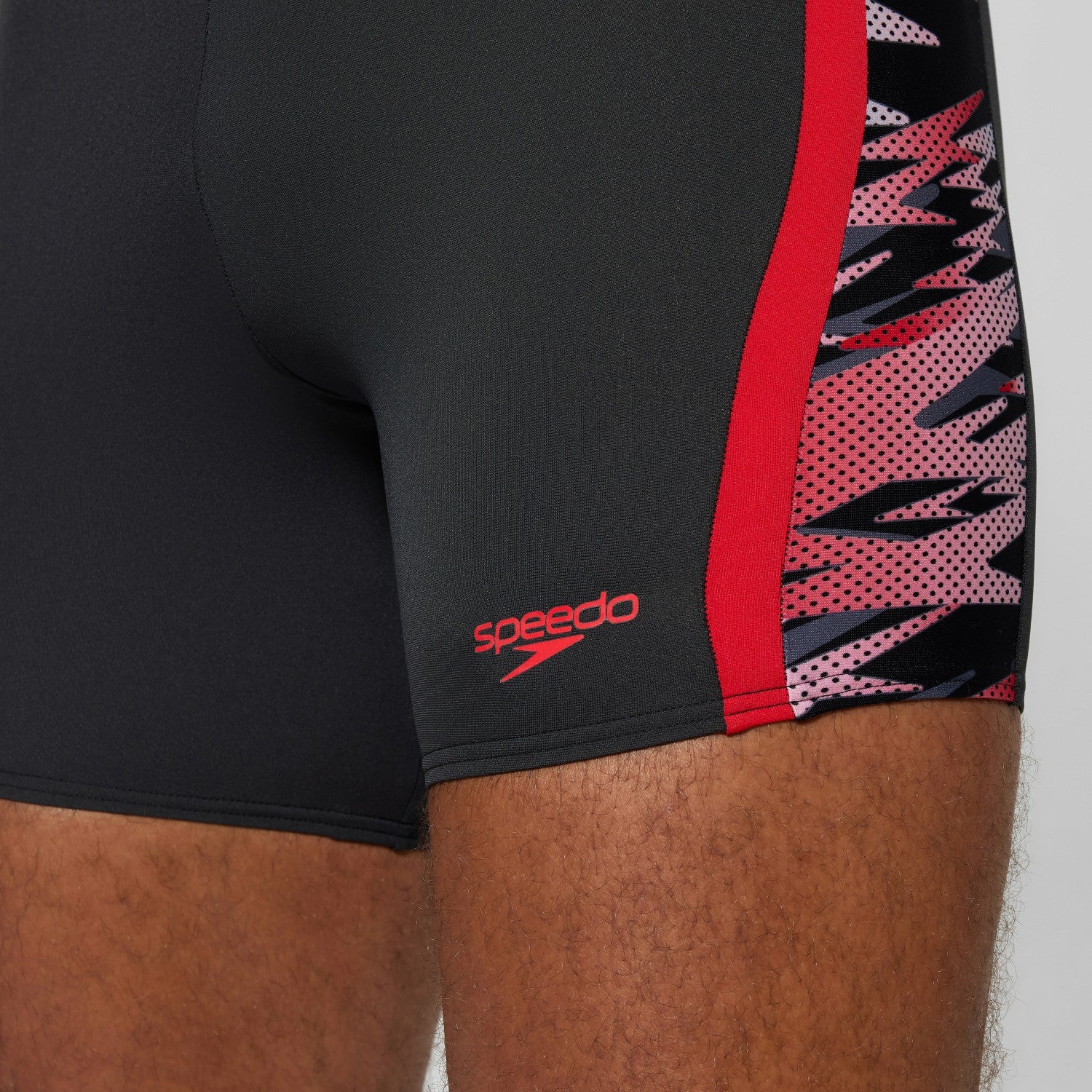 Hyperboom Splice Mid Jammer Black/Red - Speedo