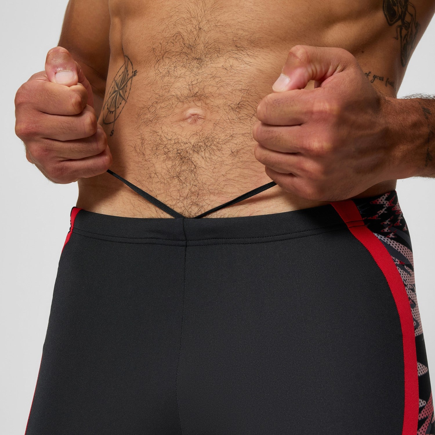 Hyperboom Splice Mid Jammer Black/Red - Speedo