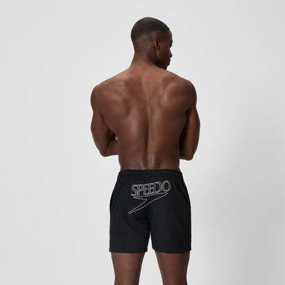 Classic Logo Swim Shorts Black - Speedo