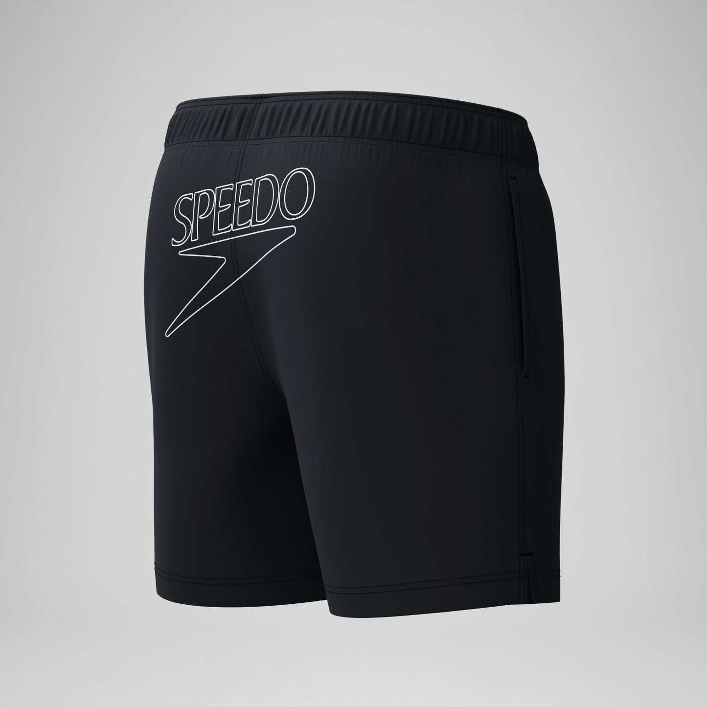 Classic Logo Swim Shorts Black - Speedo