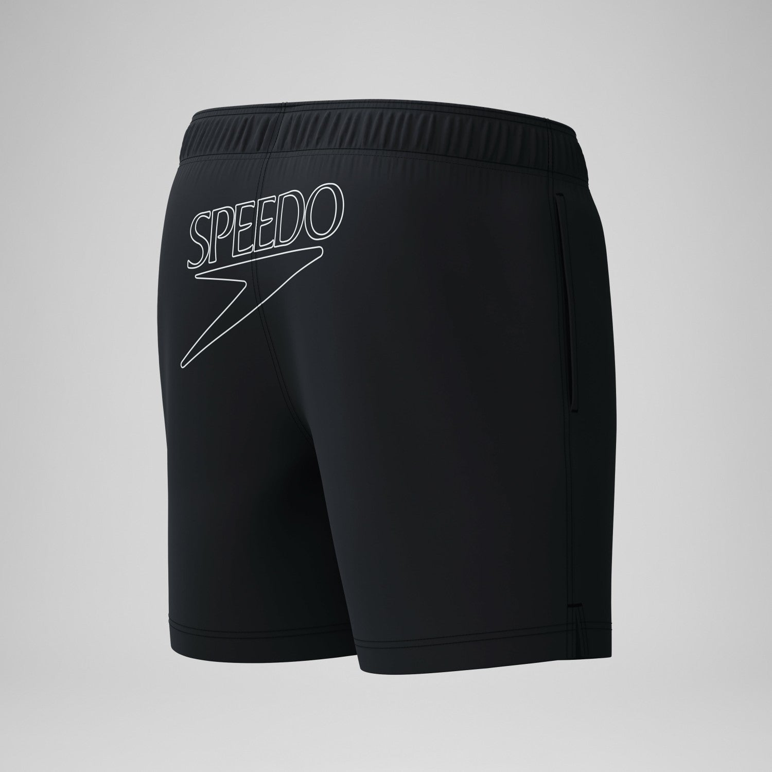 Classic Logo Swim Shorts Black - Speedo