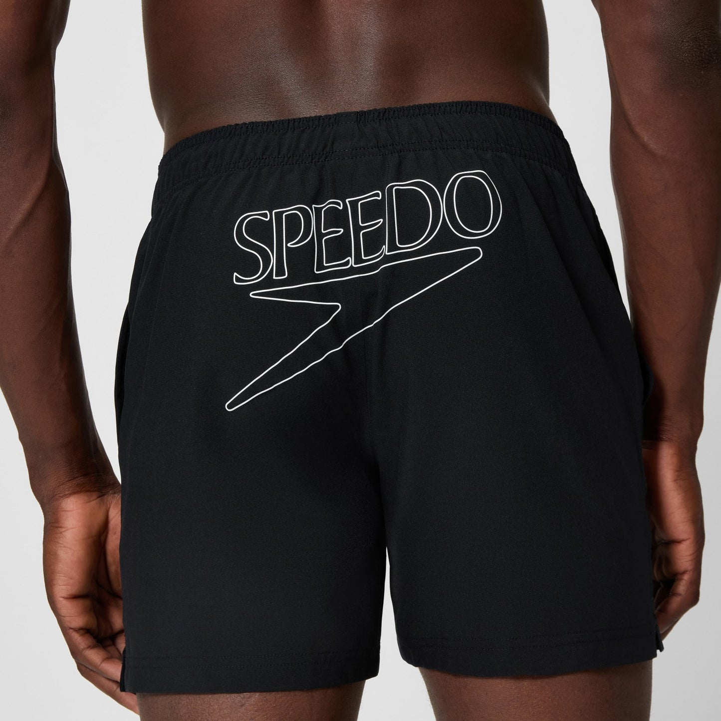 Classic Logo Swim Shorts Black - Speedo