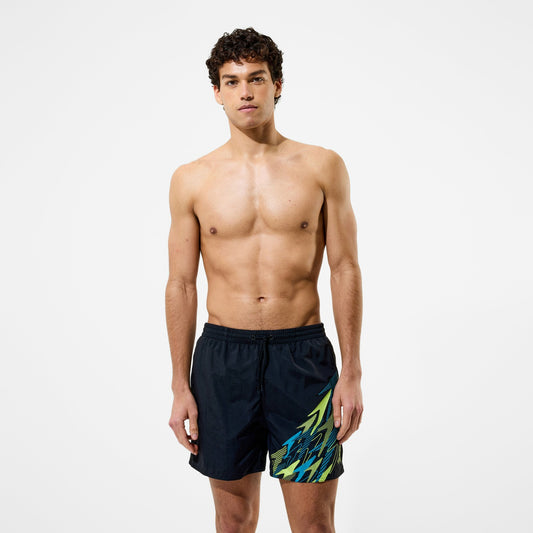 Medley Logo Swim Shorts Black/Green - Speedo
