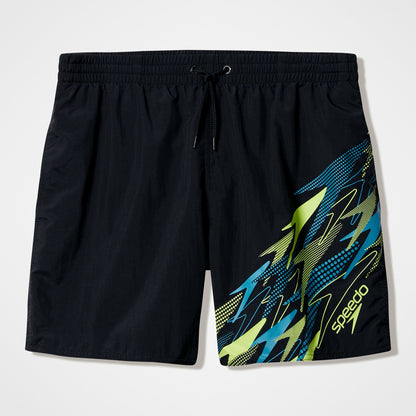 Medley Logo Swim Shorts Black/Green - Speedo