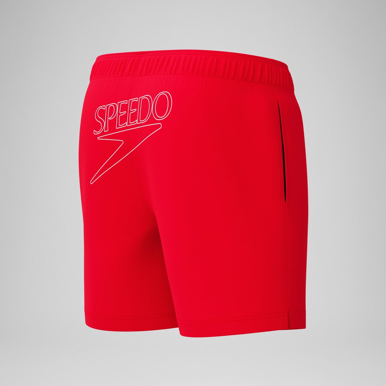 Classic Logo Swim Shorts Red - Speedo